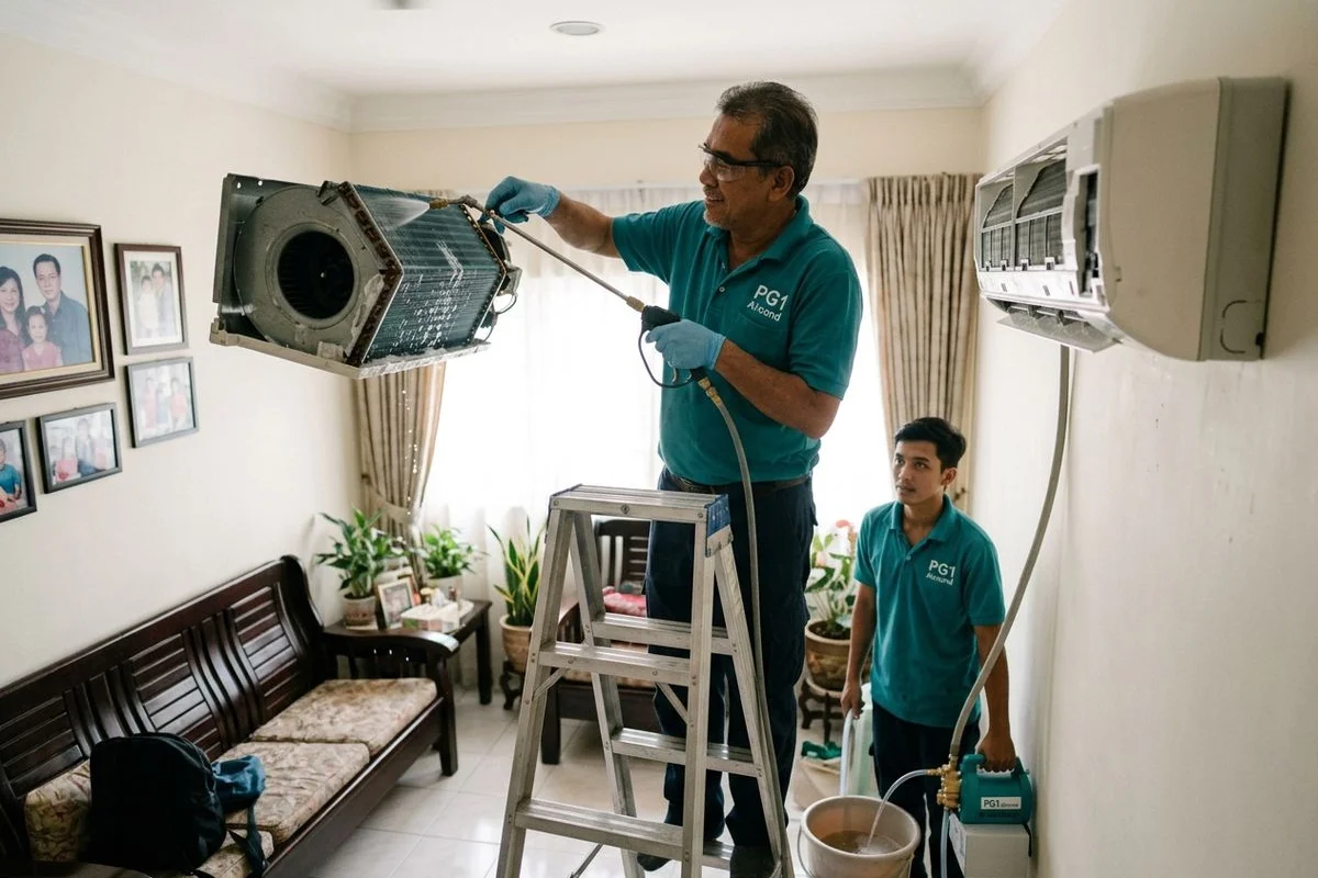 PG1 Aircond service in Batu Ferringhi